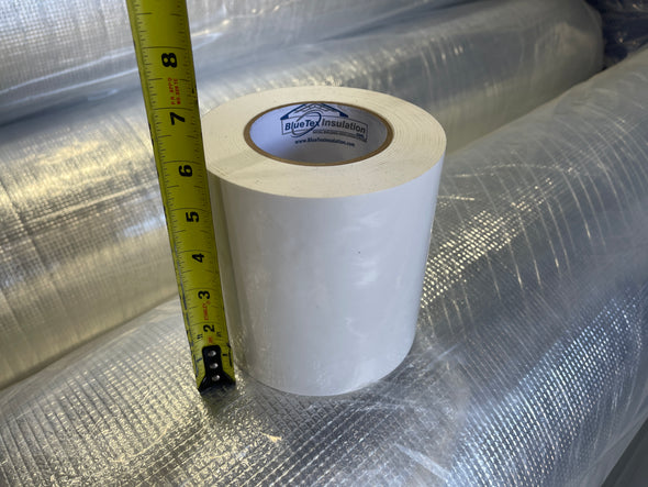 6 White Vapor Barrier Seam/Insulation Repair Tape 6 Wide x 180' Long x 1 Roll